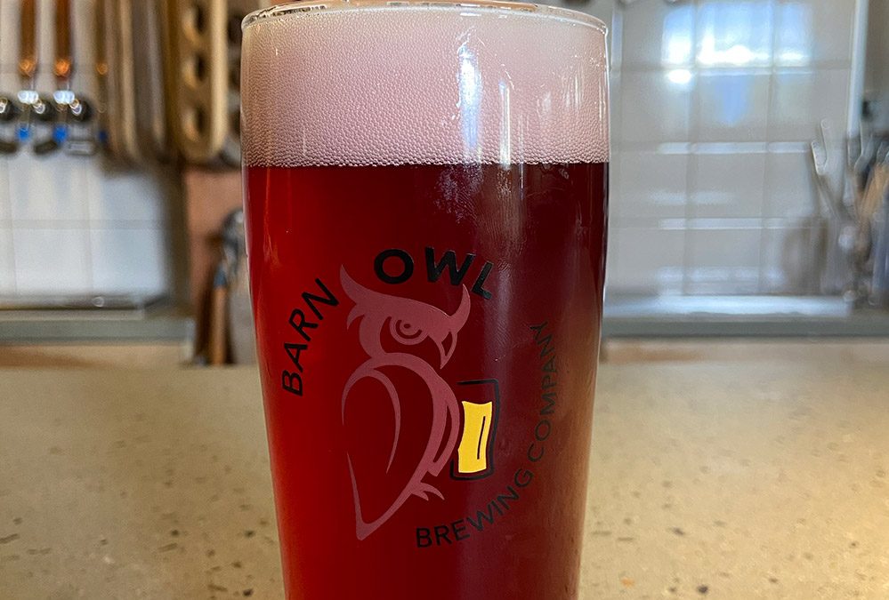 Raspberry Wheat Ale Barn Owl Brewing